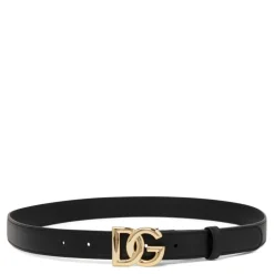 Sort Logo Plaque Bælte