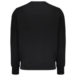Sort minimalistisk langærmet sweater