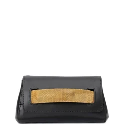 Sort og Guld Gossip Clutch Taske