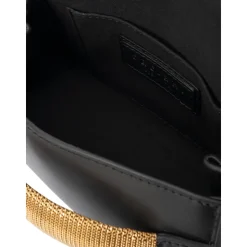 Sort og Guld Gossip Clutch Taske