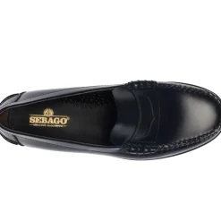 Sort Penny Loafer Sko