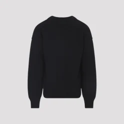 Sort Uld V-Hals Cardigan AW25