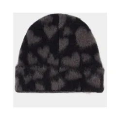 Sort uldhue med alpaka