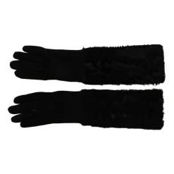 Sorte albuelange handsker - Høj kvalitet