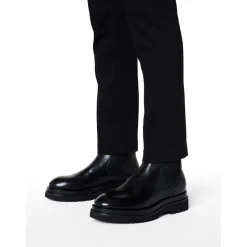 Sorte Chelsea-støvler til mænd med et klassisk look