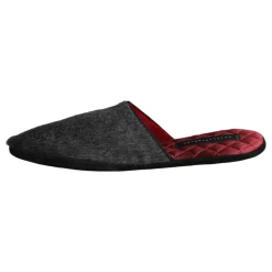 Sorte Falske Pels Slip On Sko