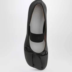 Sorte flade sko 100% fåreskind