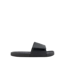 Sorte Slide Sandaler Moderne Stil
