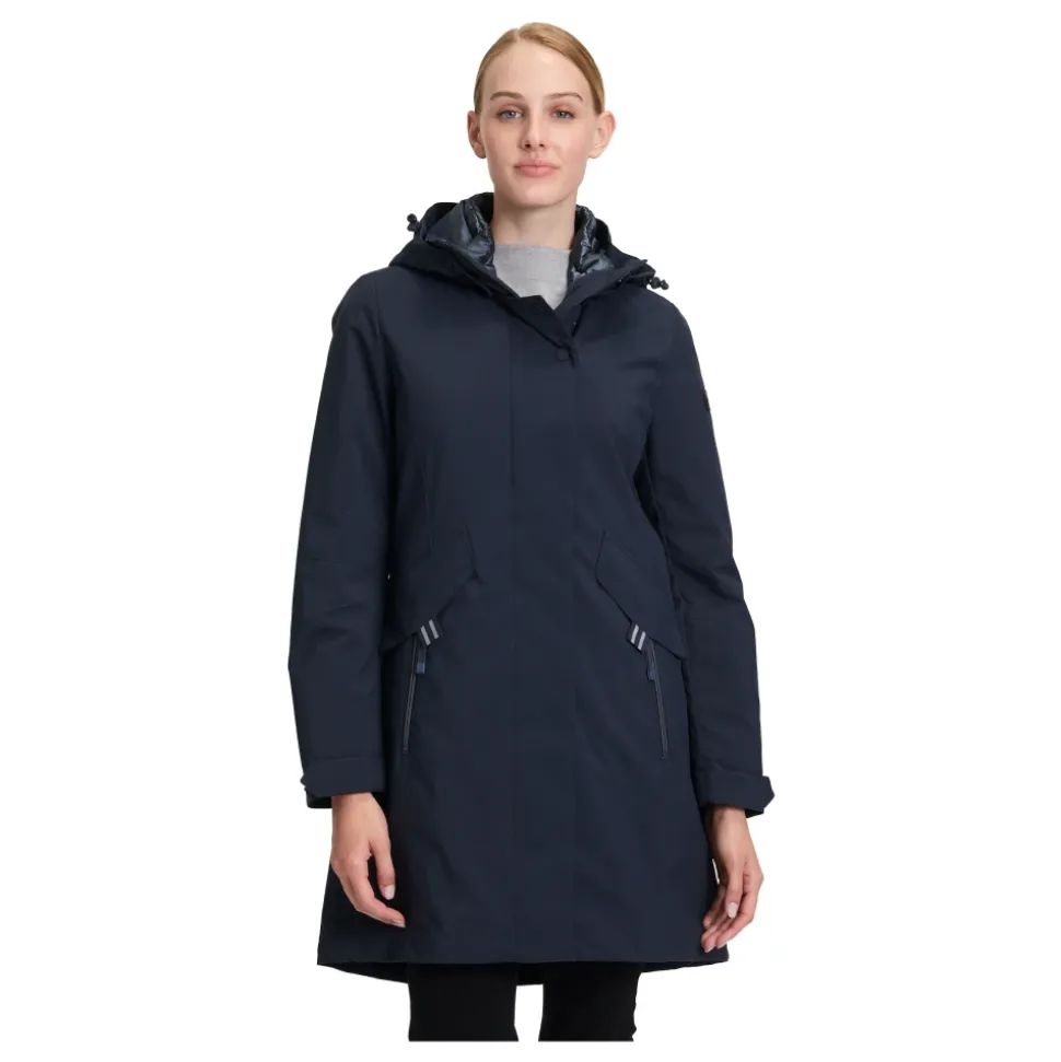 Sporty 3-i-1 jakke med aftagelig hætte