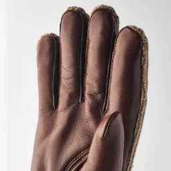 Sporty Læderhandsker Lys Brun