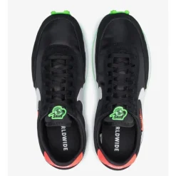 Sporty Snøresko Sort/Grøn