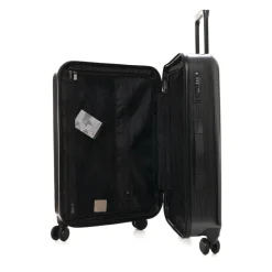 Stilfuld trolley med 4 hjul og lynlåslukning