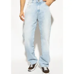 Straight-leg jeans