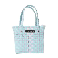Stribet Tote Taske