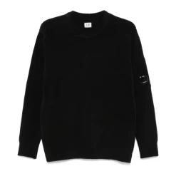 Strik Pullover i Sort