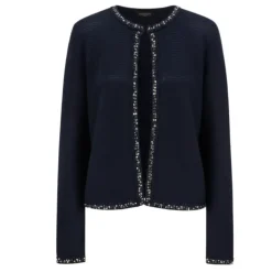 Strikket Cardigan med Paillletter