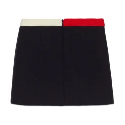 Strikket Uldnederdel