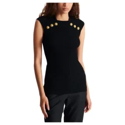 Striktrøje med 6 knapper