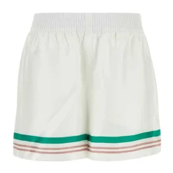 Striped Trim Track Shorts