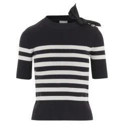 Stripes Knitted T Shirt