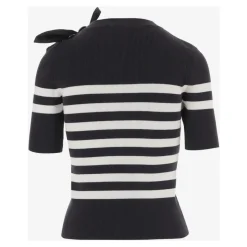 Stripes Knitted T Shirt