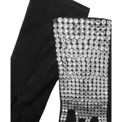 Suede Mid-Gloves Crystal