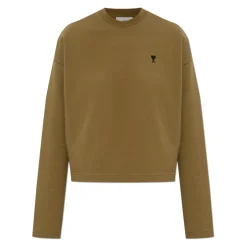 Sweatshirt med broderet logo