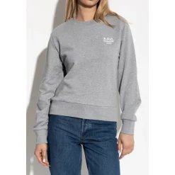 Sweatshirt med broderet logo