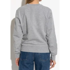 Sweatshirt med broderet logo