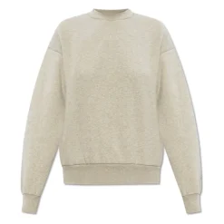 Sweatshirt med en kort stående krave