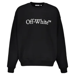 Sweatshirt med logoprint og lange ærmer