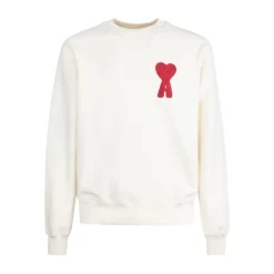 Sweatshirt med maxi hjerte logo