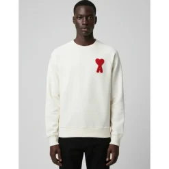 Sweatshirt med maxi hjerte logo