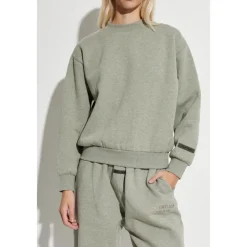 Sweatshirt med trykt logo