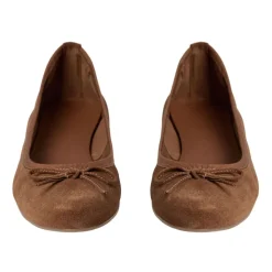 Tan Ballerina med Sløjfedetalje