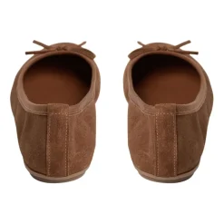 Tan Ballerina med Sløjfedetalje