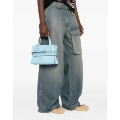 Tie Me Lille Læderhåndtaske