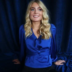 Tiki LS Twist Blouse