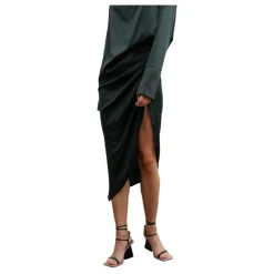 Tilda silkekjole dyb skov