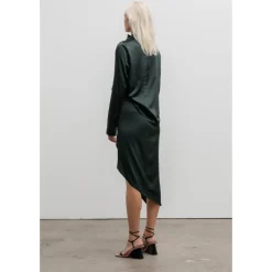 Tilda silkekjole dyb skov