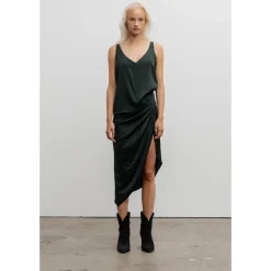 Tilda silkekjole dyb skov