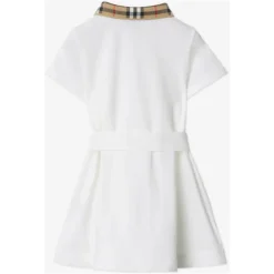 Tjek Krave Astrid Kjole i Hvid