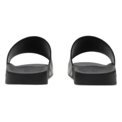 Tjek Print Sorte Sandaler Produceret i Italien