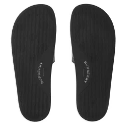 Tjek Print Sorte Sandaler Produceret i Italien