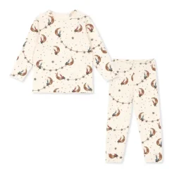 Todelt pyjamas med print