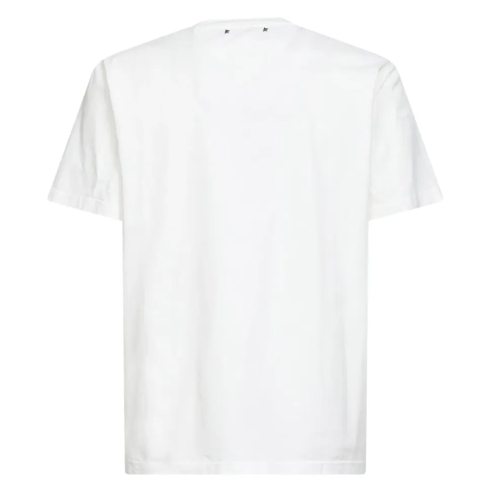 T-shirt i vintage bomuldsjersey