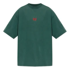 T-shirt med broderet logo