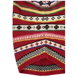 Uld Bomuld Jacquard Halsvarmer