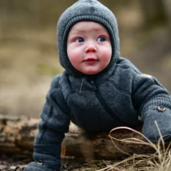 Uld Køredragt - Mørk Grå Meleret