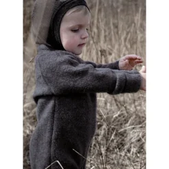 Uld Køredragt - Mørk Grå Meleret